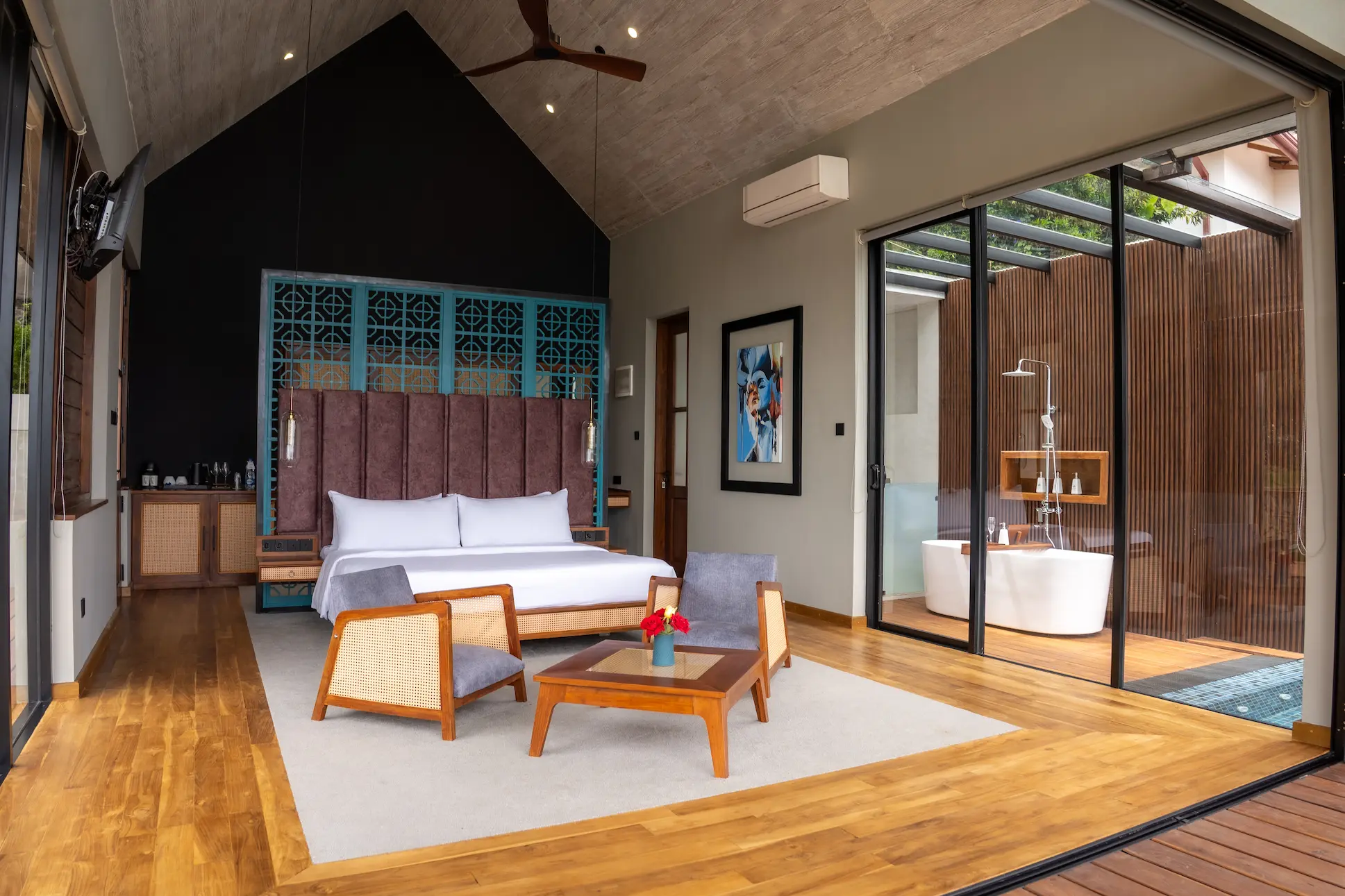 Hotel spa and wellness center